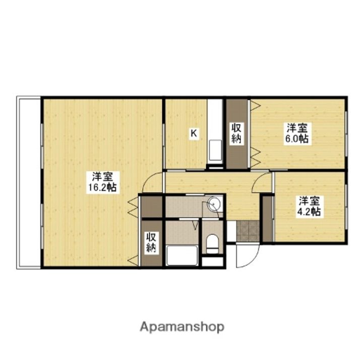 APファイン大町の間取り