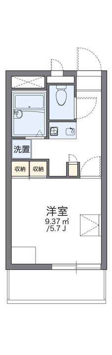 レオパレスSビルTANNA207の間取り