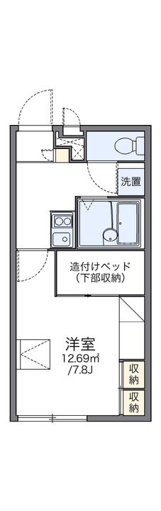 レオパレス桜館205の間取り