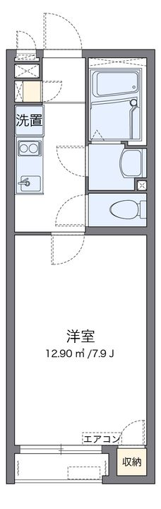 クレイノCREA105の間取り