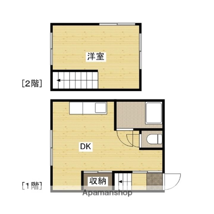 広島県広島市東区戸坂出江1丁目(一戸建)の賃貸物件の間取り