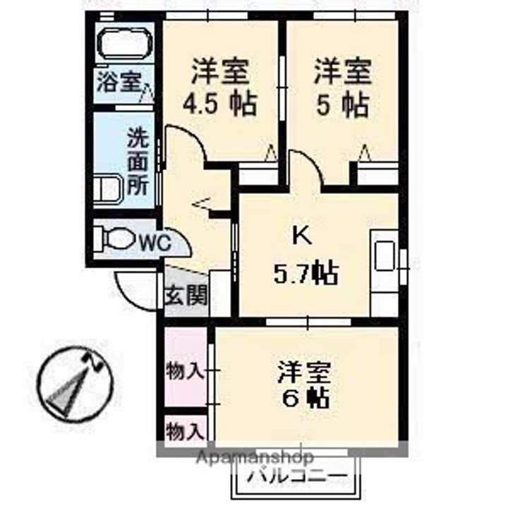 フレグランス晴海園の間取り