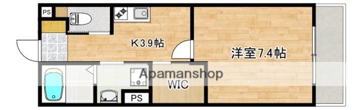 アレフガルド楽々園の間取り