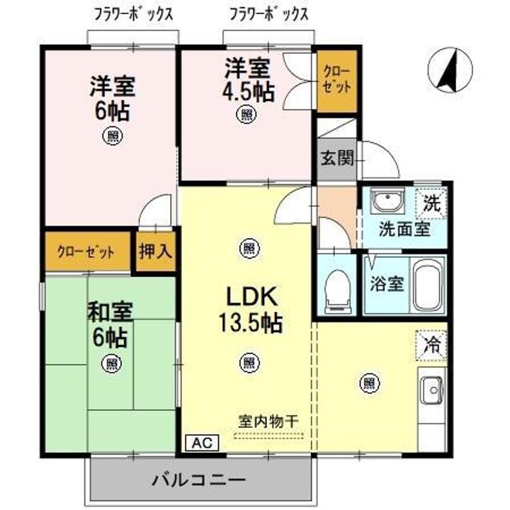 ビューラーMB棟の間取り