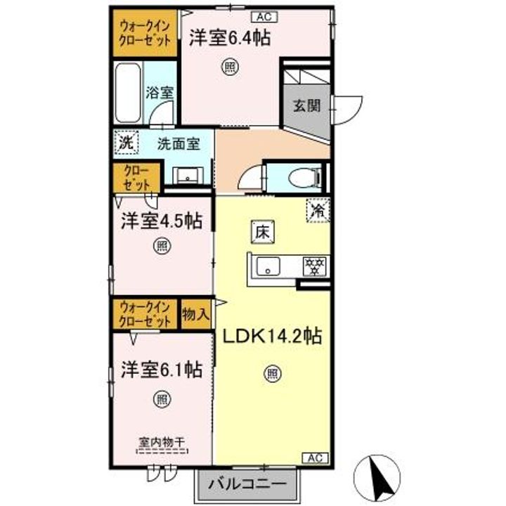 SouthernGionの間取り
