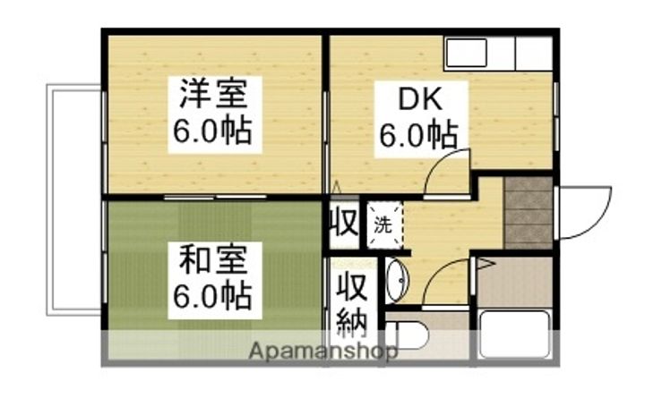 メゾン久松台101の間取り