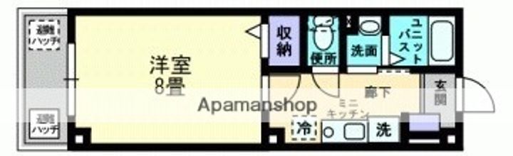 カルム シャンブルの間取り