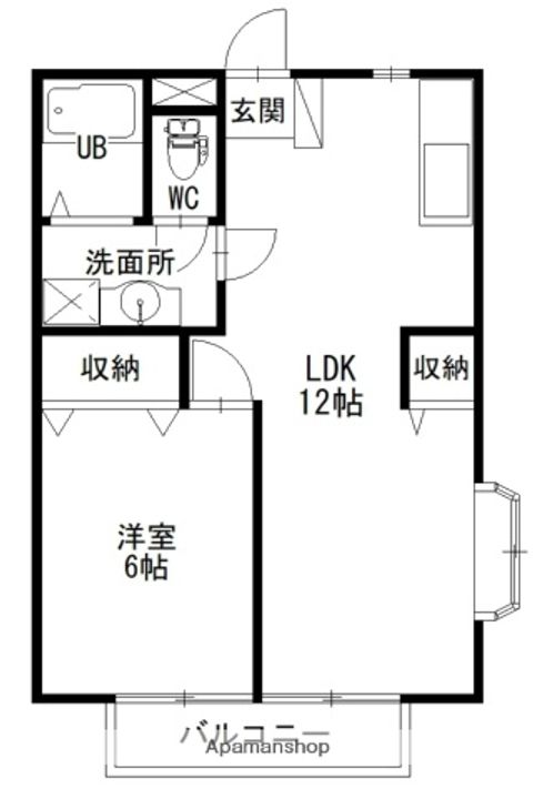 プロヴァンスB202の間取り