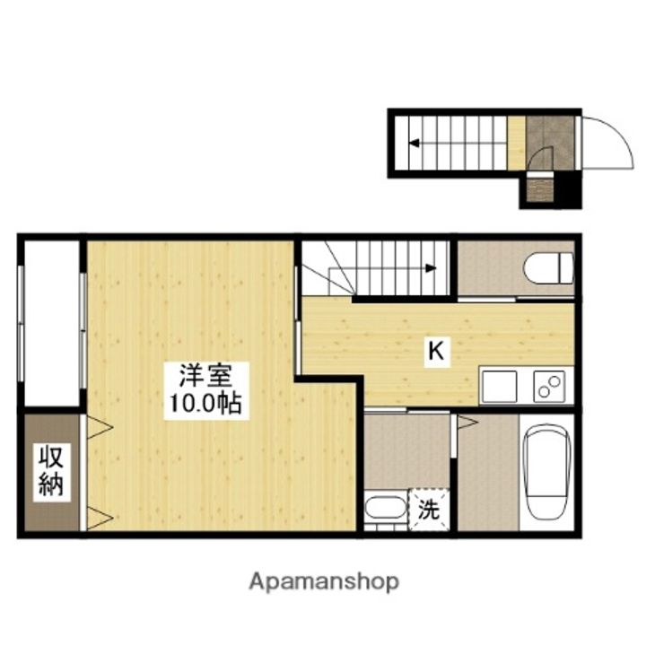 アルバ北棟208の間取り