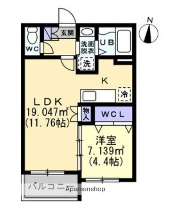 ル・シエル・ブルー302の間取り