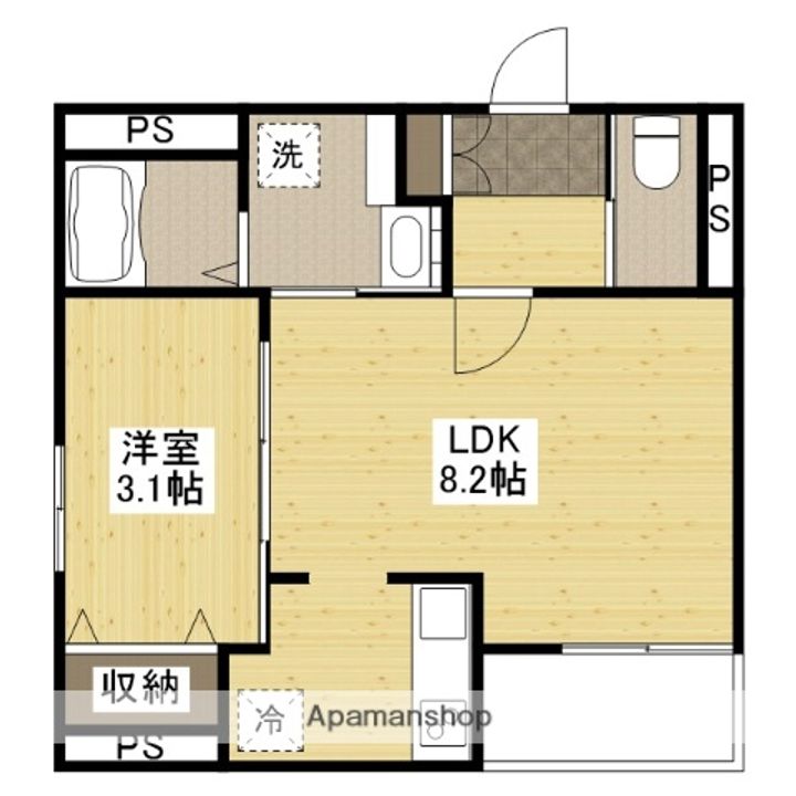 月光福山東壱番館の間取り