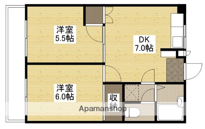 ティーブルランドM203の間取り