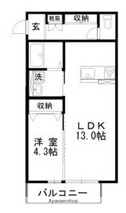 エストレーノの間取り