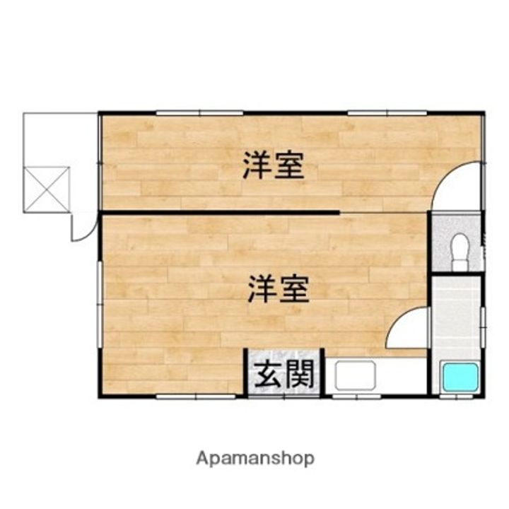 広島県福山市御門町3丁目(一戸建)の賃貸物件戸建ての間取り