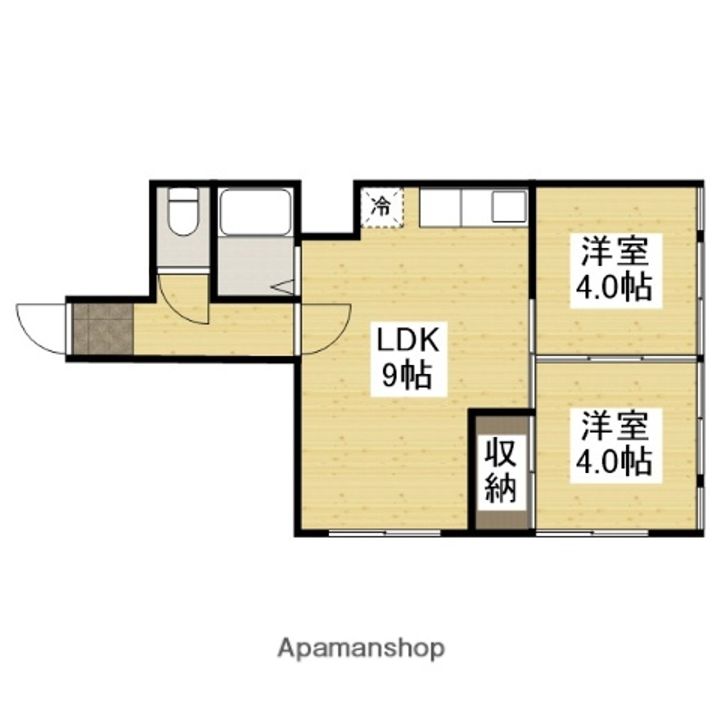 SATOビル宮丸5302の間取り