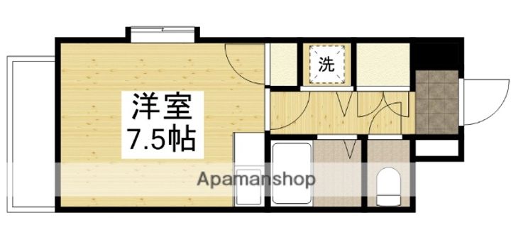 ダイアパレス御門307の間取り