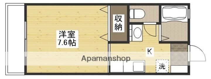 アトリア Aの間取り