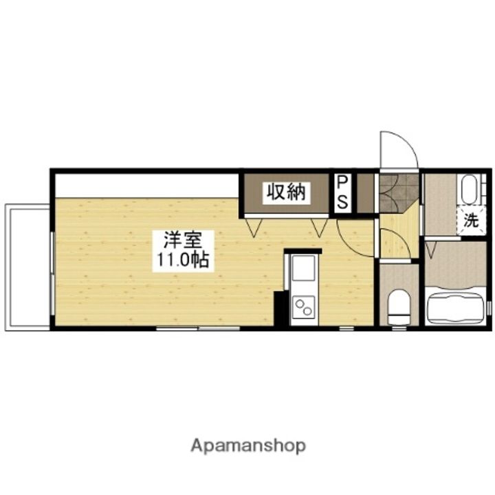 エスリッチⅣ102の間取り
