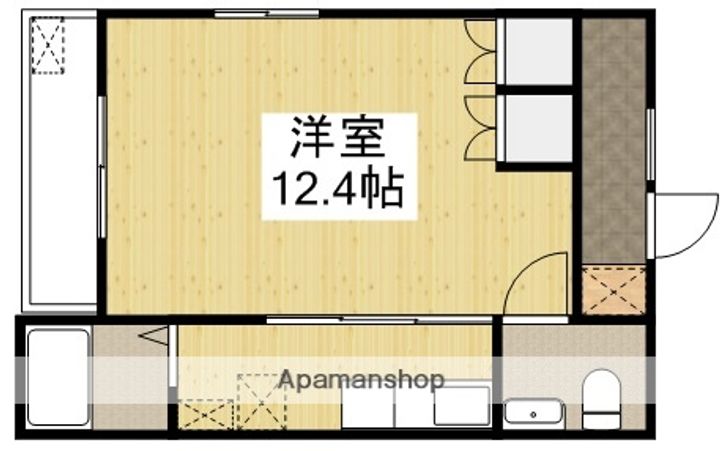 ハイムみなみ203の間取り