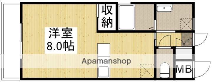 アーバンヒルズ皆実604の間取り