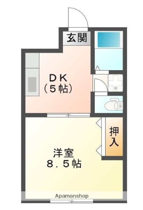 オリーブコート西深津の間取り