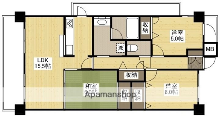 アルファステイツ南蔵王の間取り