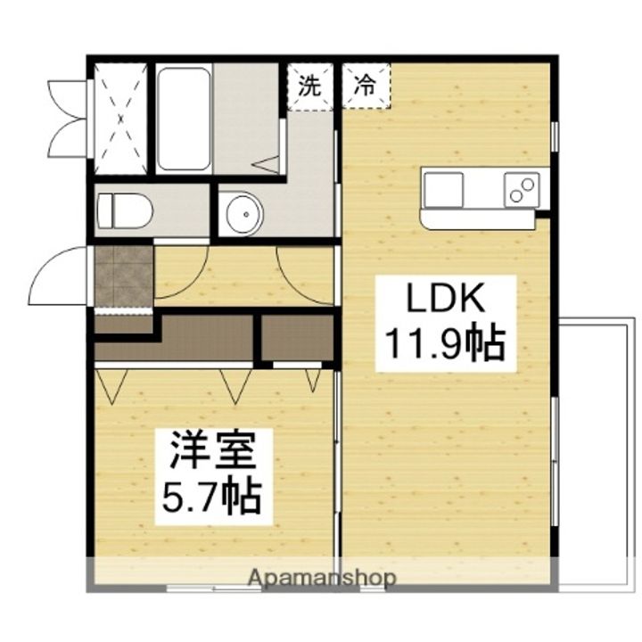 フィオーレ三吉の間取り