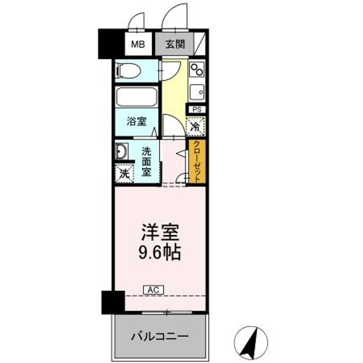 セレーノ福山駅前の間取り