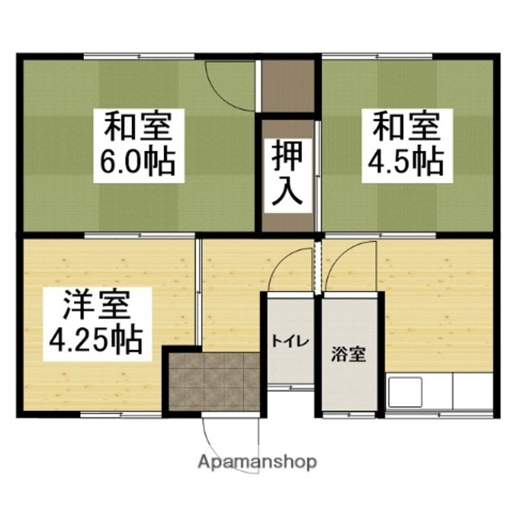 宝荘の間取り