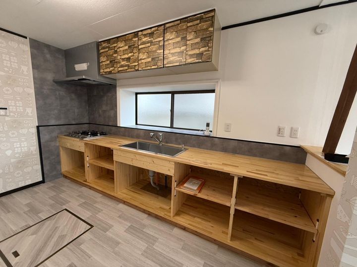 広島県福山市神辺町大字下竹田(一戸建)の賃貸物件戸建てのキッチン