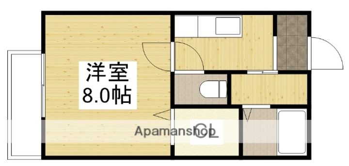 グリンルーフAの間取り