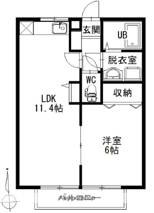 ローズマリー103の間取り