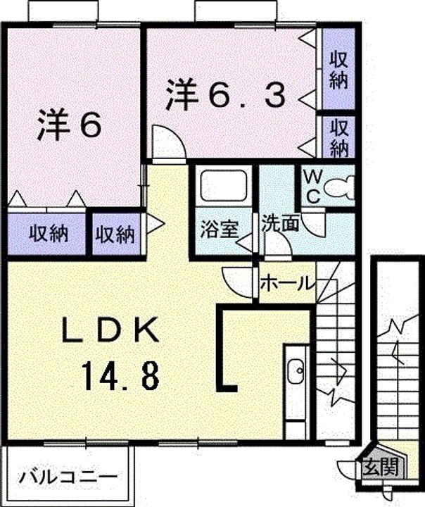ソレアード・カーサAの間取り
