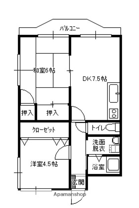 CREATEUR&M(クレアトゥールアンデム302の間取り