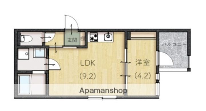 サルースの間取り