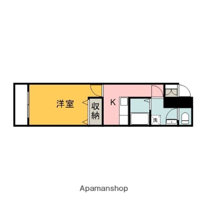 広島県広島市東区牛田新町3丁目の賃貸マンションの間取り