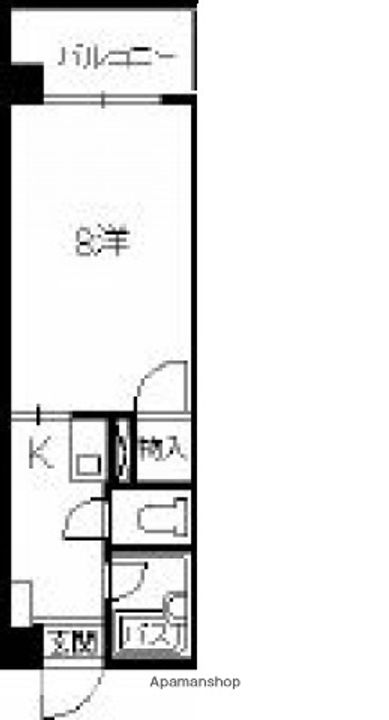 広島県広島市安佐南区古市1丁目の賃貸マンションの間取り