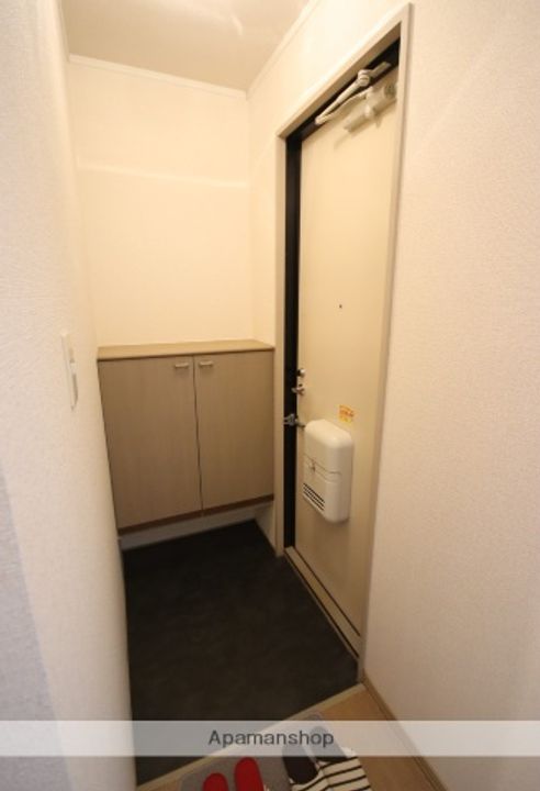 広島県広島市安佐南区上安2丁目の賃貸アパートの玄関