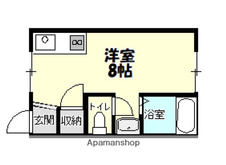広島県広島市安佐南区長楽寺1丁目の賃貸アパートの間取り