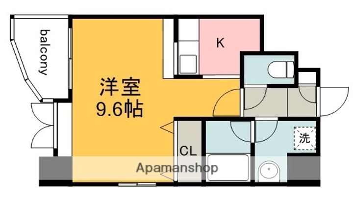 広島県広島市中区本川町1丁目の賃貸マンションの間取り