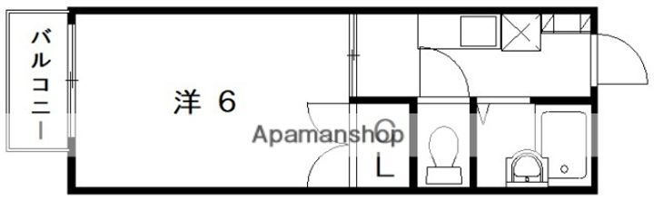 広島県広島市安佐南区祇園3丁目の賃貸アパートの間取り