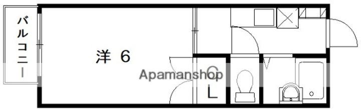 広島県広島市安佐南区祇園3丁目の賃貸アパートの間取り