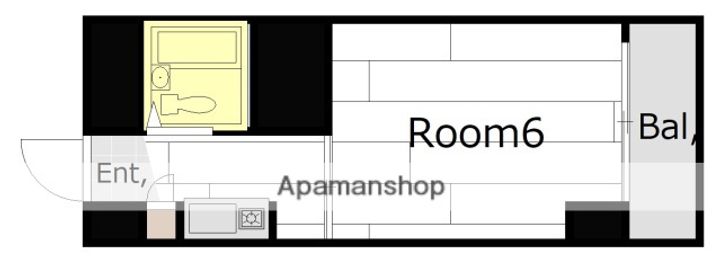 広島県広島市安佐南区古市3丁目の賃貸マンションの間取り