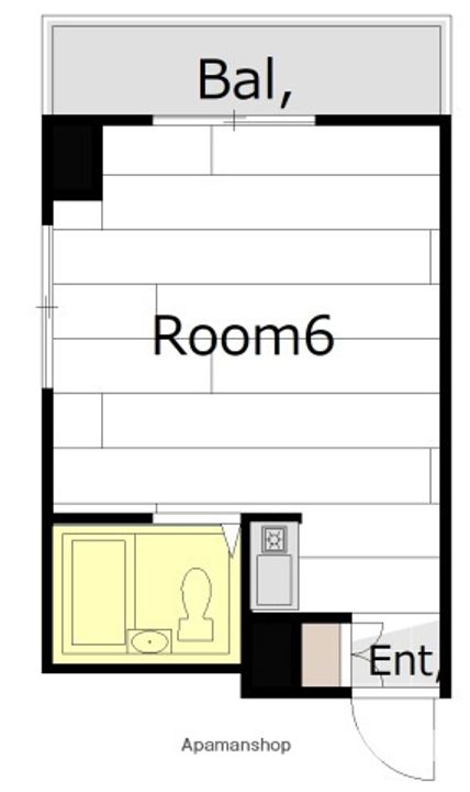 広島県広島市安佐南区古市3丁目の賃貸マンション301の間取り