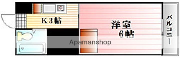 メゾンボヌール302の間取り