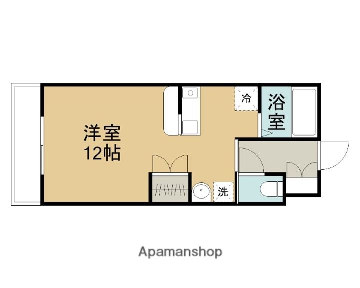 広島県広島市安佐南区上安1丁目の賃貸マンションの間取り