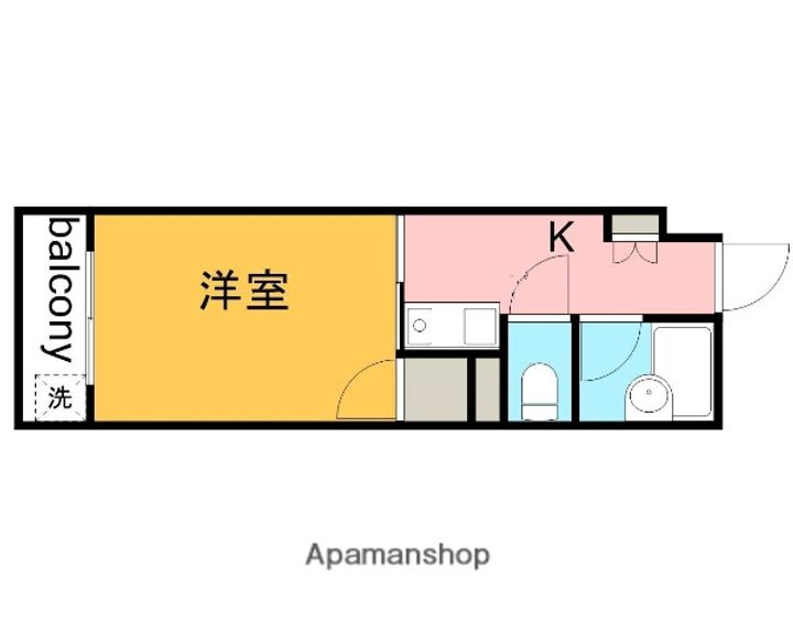 広島県広島市佐伯区五日市1丁目の賃貸マンションの間取り