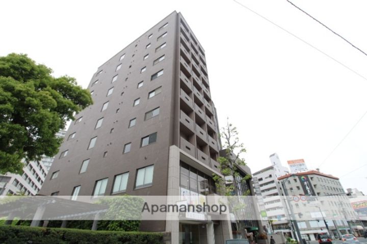 広島県広島市中区東白島町の賃貸マンションの外観