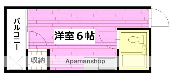 広島県広島市安芸区中野東2丁目の賃貸アパートの間取り