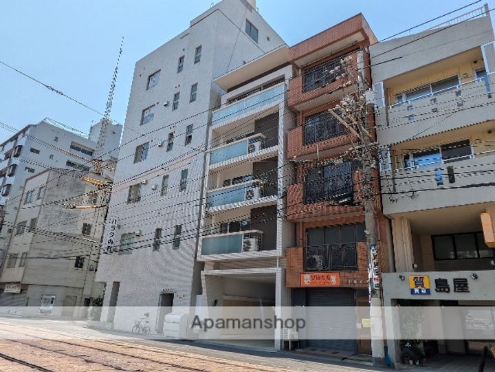 広島県広島市中区小網町の賃貸マンションの外観